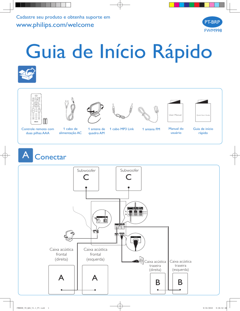 Philips FWM998X/78 User manual Philips FWM998X/78 User manual