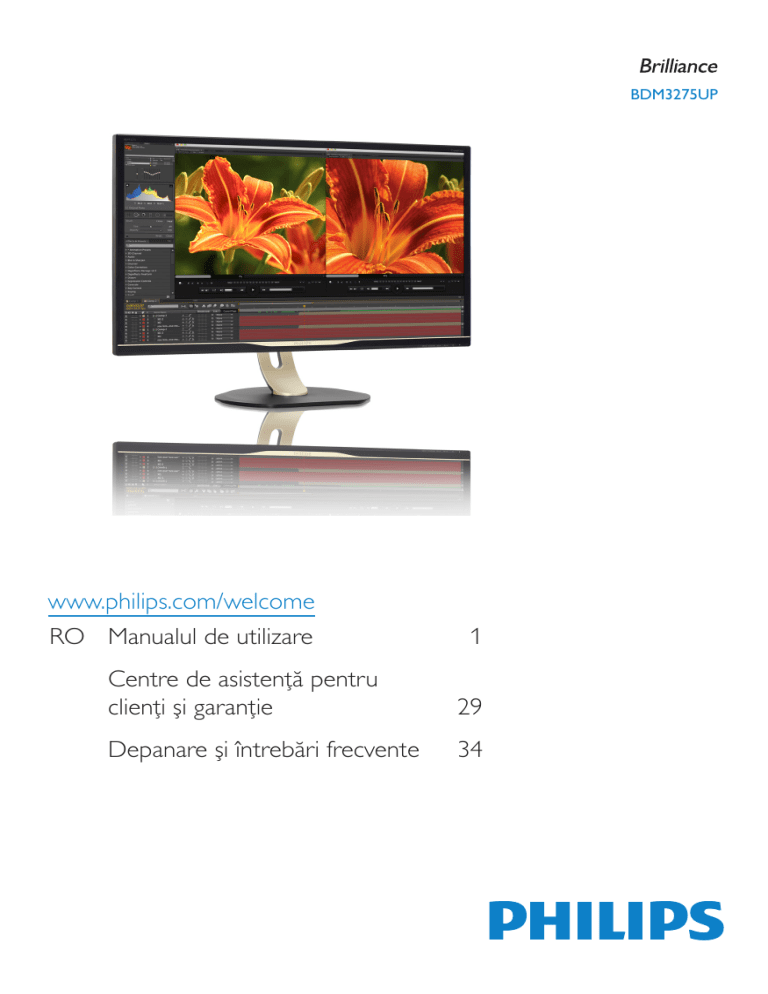 Philips BDM3275UP/00 User manual Philips BDM3275UP/00 User manual