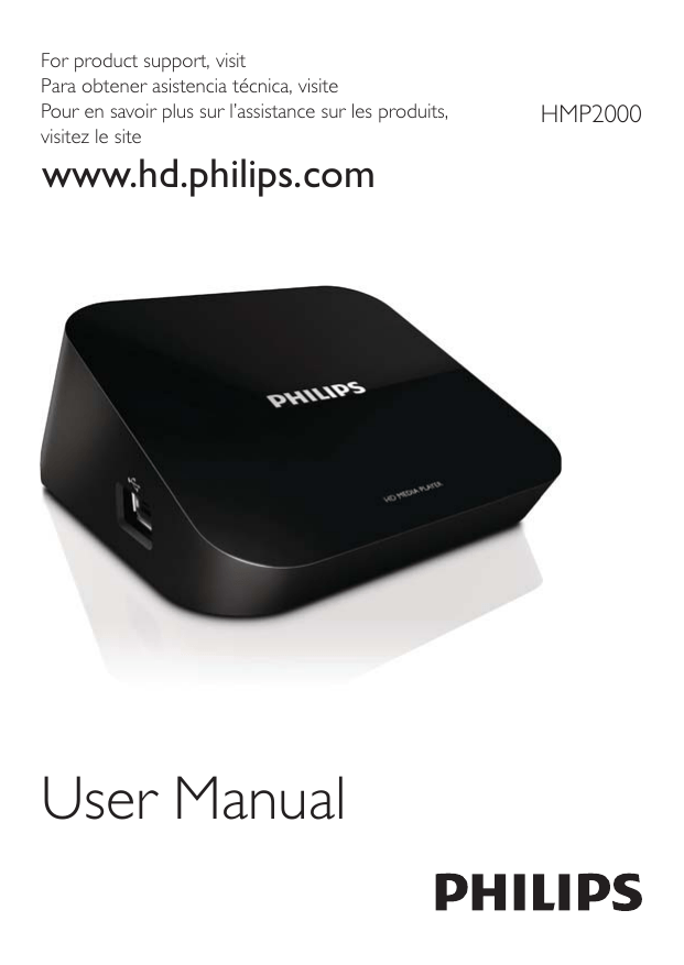 Philips HMP2000/37 User manual Philips HMP2000/37 User manual