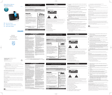 Philips docking speaker AD305/37 Quick start guide | Manualzz