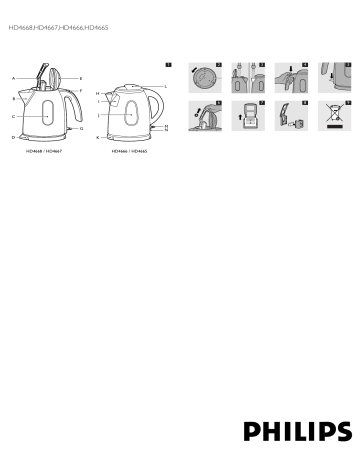 Philips HD4667/20, HD4665/20, HD4665/22, HD4666/20 User manual Philips HD4667/20, HD4665/20, HD4665/22, HD4666/20 User manual