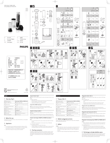 Philips HR2872/00, HR2874/00, HR2876/00 User manual Philips HR2872/00, HR2874/00, HR2876/00 User manual