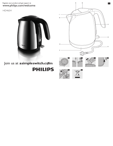 Philips HD4654, HD4654/22 User manual Philips HD4654, HD4654/22 User manual