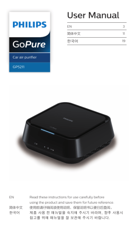 Philips GP521BLKX1 User manual Philips GP521BLKX1 User manual