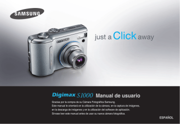 Samsung DIGIMAX S1000 Manual de Usuario | Manualzz