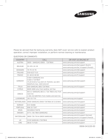 Samsung MG28J5215AB User's manual Samsung MG28J5215AB User's manual