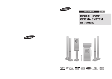 Samsung HT-TXQ120 User manual Samsung HT-TXQ120 User manual