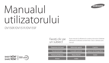 Samsung DV150F Manual de utilizare | Manualzz Samsung DV150F Manual de utilizare | Manualzz