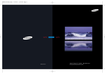 Samsung ST43L2HD, ST61L2HD, ST50L2HD, ST-50L2HX, ST-43L2HX, ST-61L2HX User's manual Samsung ST43L2HD, ST61L2HD, ST50L2HD, ST-50L2HX, ST-43L2HX, ST-61L2HX User's manual