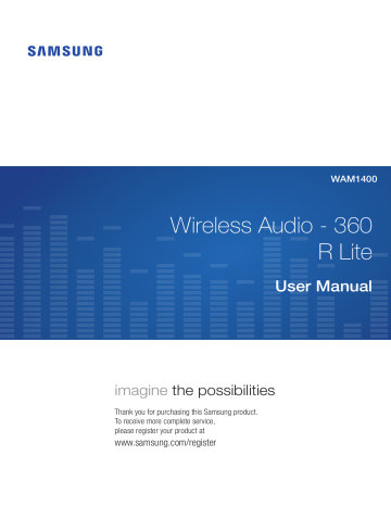 Samsung WAM1400 Owner's manual Samsung WAM1400 Owner's manual