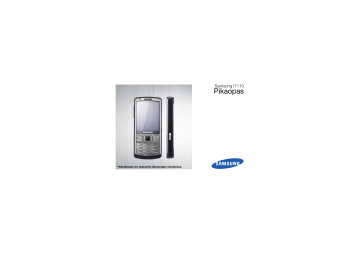 Samsung Samsung GT-i7110 Pikaopas | Manualzz