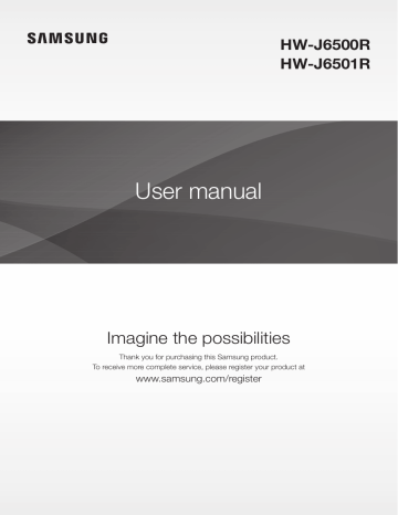 Samsung HW-J6501R User Manual | Manualzz Samsung HW-J6501R User Manual | Manualzz