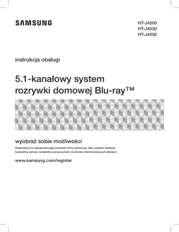 Samsung Kino domowe Blu-ray J4500 500 W 5.1 Instrukcja obsługi | Manualzz Samsung Kino domowe Blu-ray J4500 500 W 5.1 Instrukcja obsługi | Manualzz