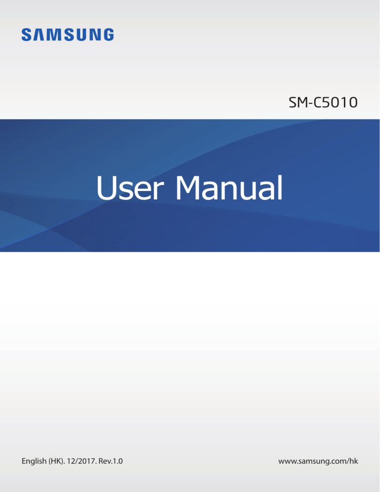 Samsung SM-C5010 User manual Samsung SM-C5010 User manual