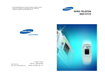 Samsung SGH-E710 Owner's manual Samsung SGH-E710 Owner's manual