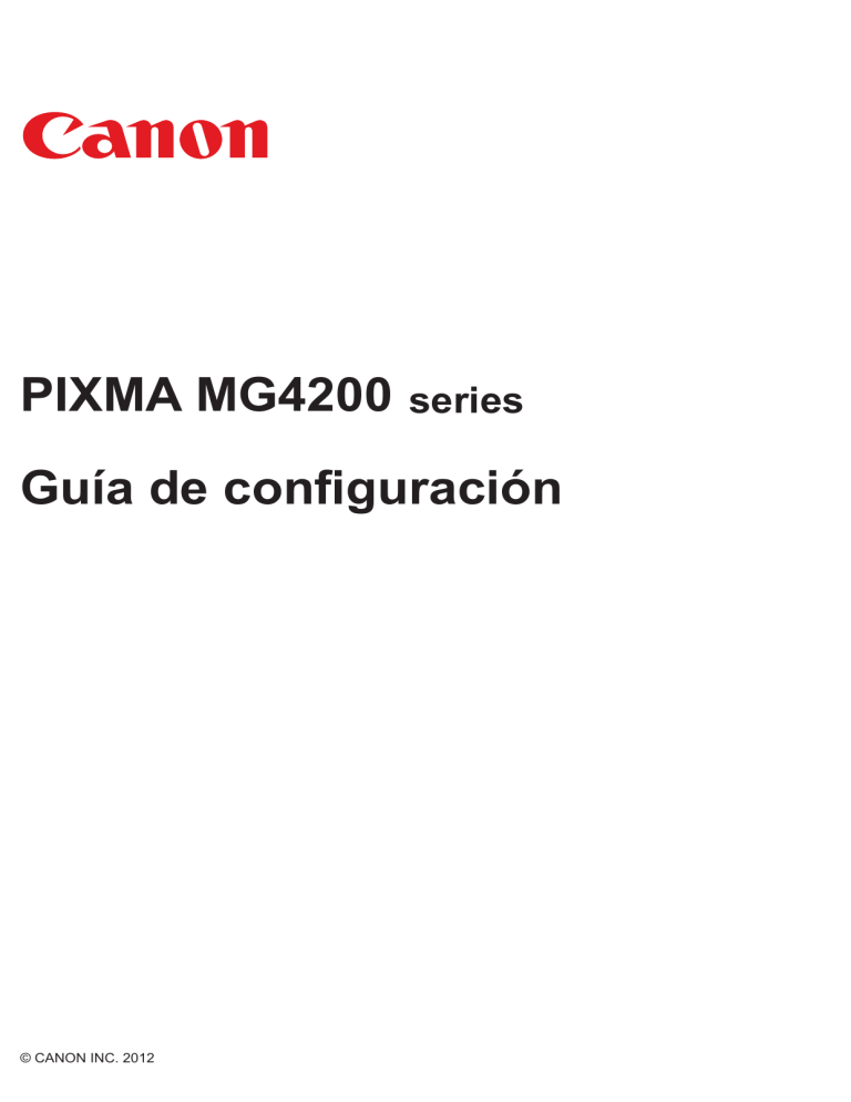 Canon PIXMA MG4220, PIXMA MG4250 User manual Canon PIXMA MG4220, PIXMA MG4250 User manual
