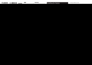 Canon VB-S910F, VB-S900F Mark II, VB-S905F Mark II Installation guide Canon VB-S910F, VB-S900F Mark II, VB-S905F Mark II Installation guide