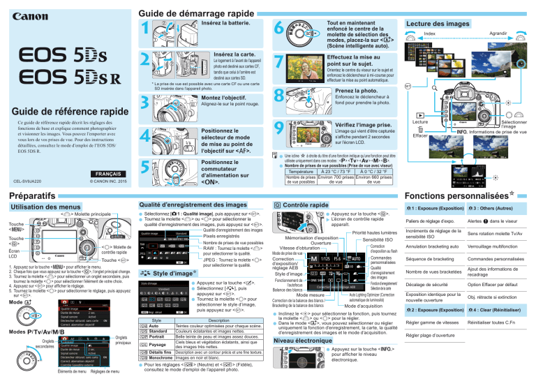 Canon EOS 5DS, EOS 5DS R User manual Canon EOS 5DS, EOS 5DS R User manual