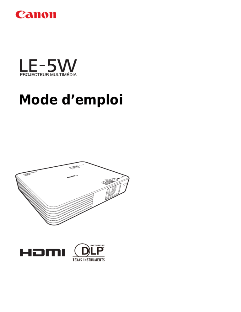 Canon LE-5W User manual Canon LE-5W User manual