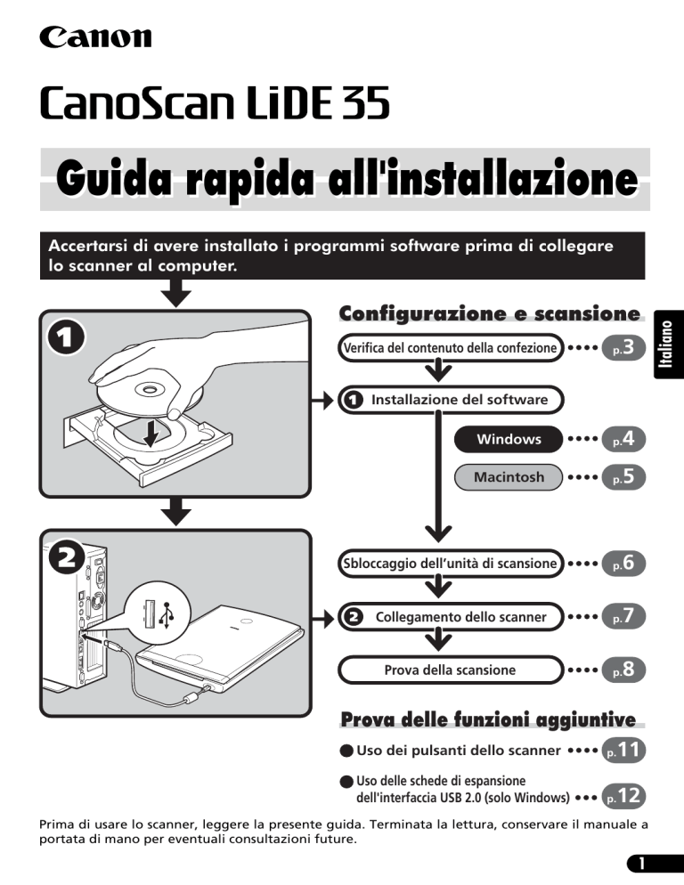 Canon CanoScan LiDE 35 User manual Canon CanoScan LiDE 35 User manual