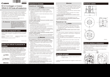 Canon VB-M641V, VB-M640V, VB-H651V User manual Canon VB-M641V, VB-M640V, VB-H651V User manual