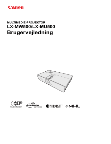 Canon LX-MU500 User manual Canon LX-MU500 User manual