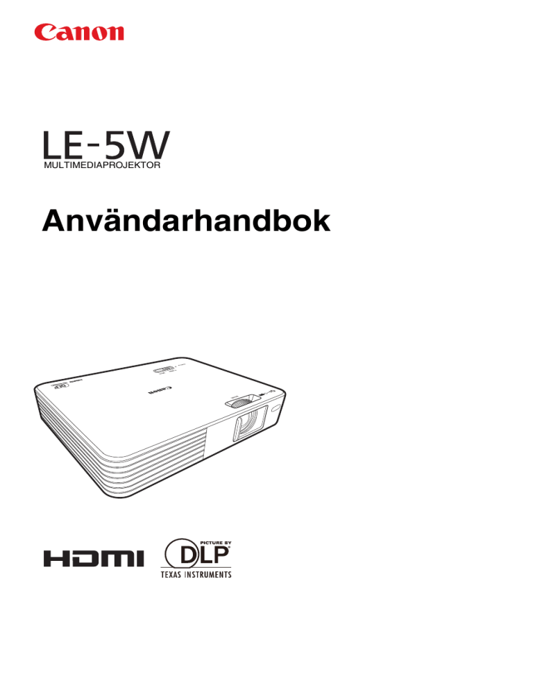 Canon LE-5W User's manual Canon LE-5W User's manual