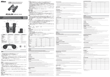 Nikon ACULON A30 User manual Nikon ACULON A30 User manual