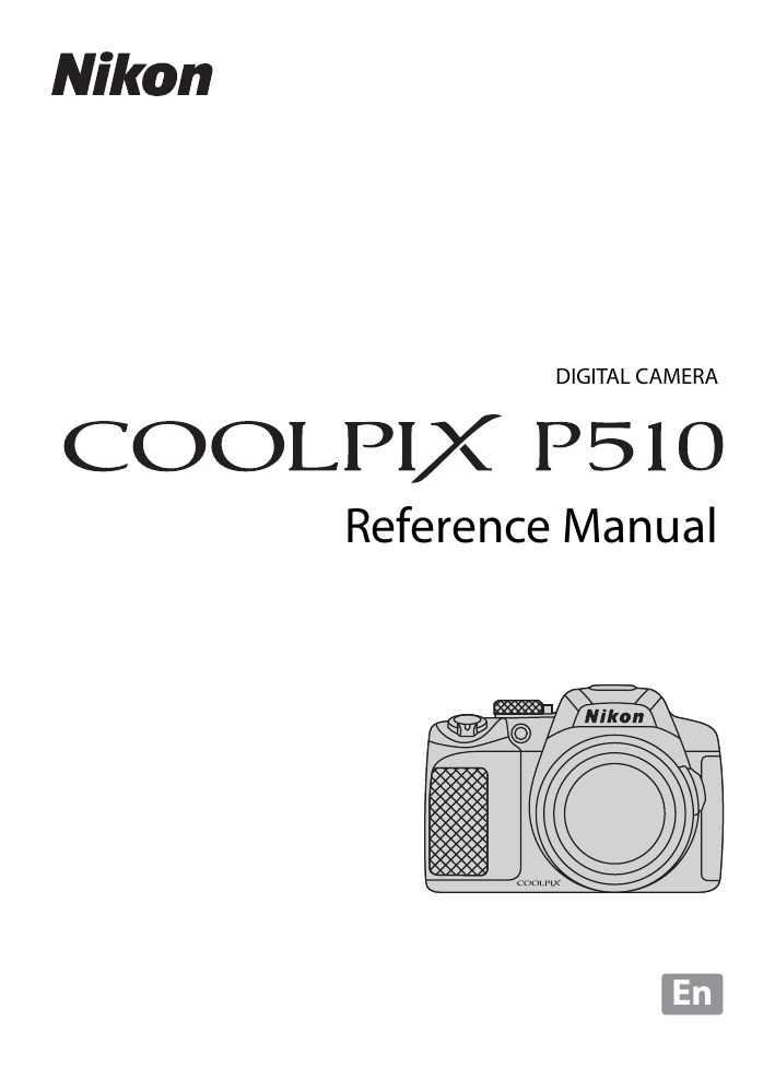 Nikon COOLPIX P510, 26329 Reference guide Nikon COOLPIX P510, 26329 Reference guide