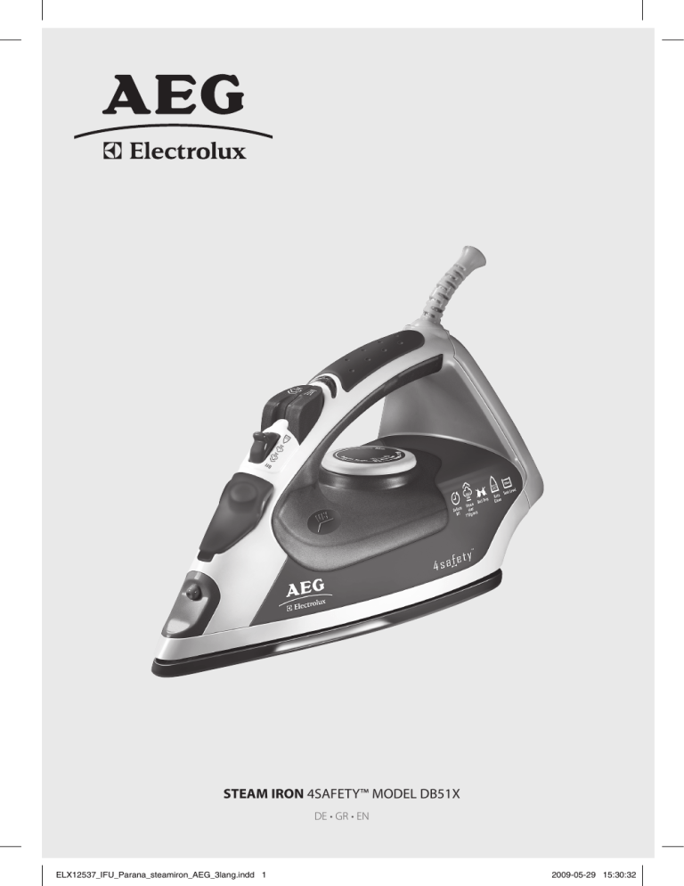 AEG DB5110 User manual AEG DB5110 User manual
