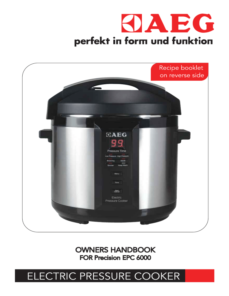 AEG EPC6000 User manual AEG EPC6000 User manual