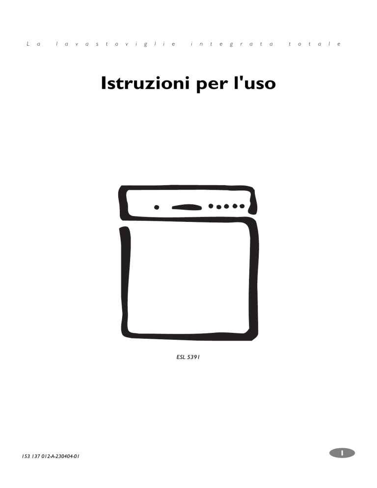 Electrolux ESL5391 User manual Electrolux ESL5391 User manual