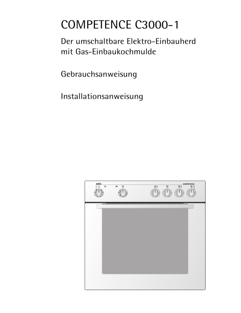AEG C3000-1-D User manual AEG C3000-1-D User manual