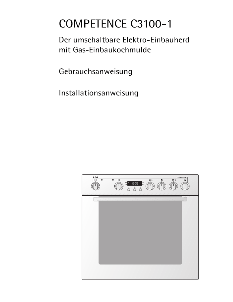 AEG C3100-1-M User manual AEG C3100-1-M User manual