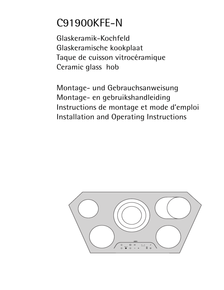 AEG 91900KFE-N(AEG) User manual AEG 91900KFE-N(AEG) User manual