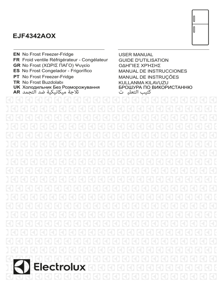 Electrolux EJF4342AOX User manual Electrolux EJF4342AOX User manual