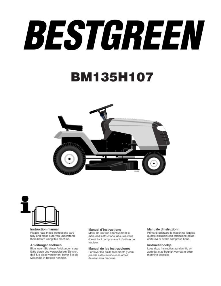 Electrolux BM135H107 User manual Electrolux BM135H107 User manual