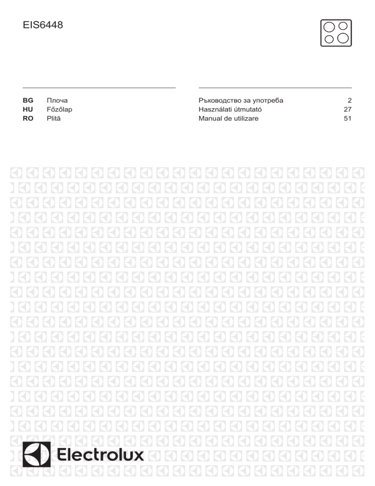 Electrolux EIS6448 User manual Electrolux EIS6448 User manual