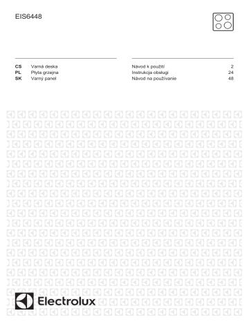 Electrolux EIS6448 User manual Electrolux EIS6448 User manual