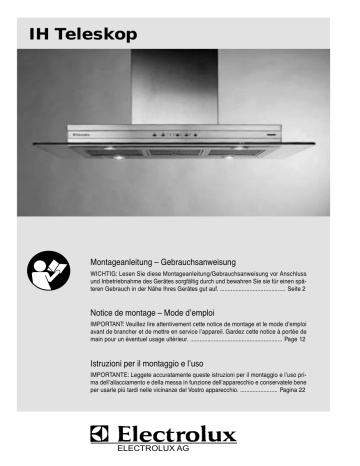 Electrolux IHTELESKOPCHROM User manual Electrolux IHTELESKOPCHROM User manual