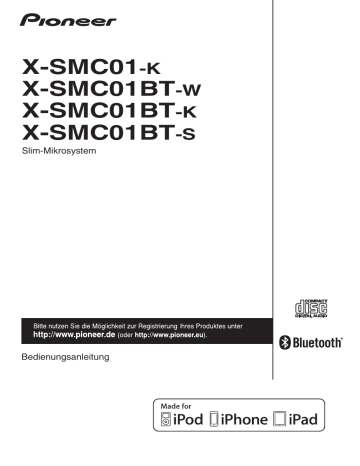 Pioneer X-SMC01BT, X-SMC01 User manual Pioneer X-SMC01BT, X-SMC01 User manual