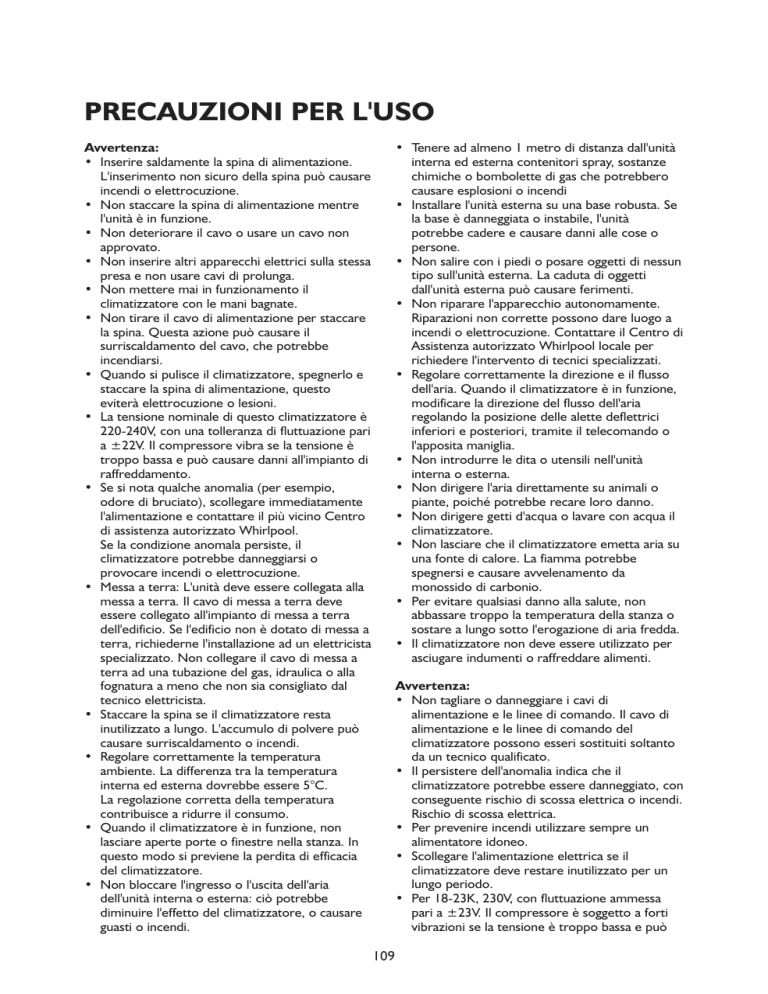 Whirlpool AMD 064, AMD 065 User guide Whirlpool AMD 064, AMD 065 User guide