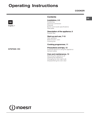 Whirlpool KP9F96S(X)/EX User guide Whirlpool KP9F96S(X)/EX User guide