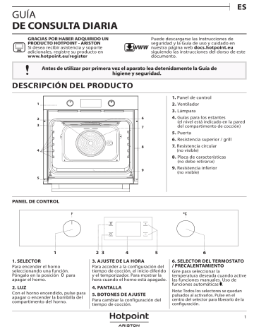 HOTPOINT ARISTON FA2 544 JC BL HA Setup And User Guide Manualzz