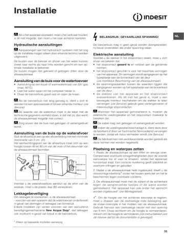 Indesit TDFP 57BP96 EU User guide Indesit TDFP 57BP96 EU User guide