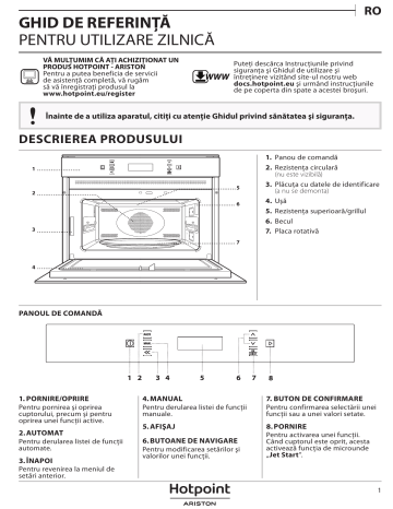 HOTPOINT ARISTON MP 776 IX HA Setup And User Guide Manualzz