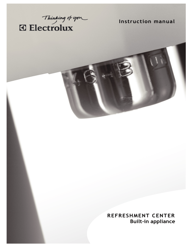 Electrolux EIW60000X User manual Electrolux EIW60000X User manual