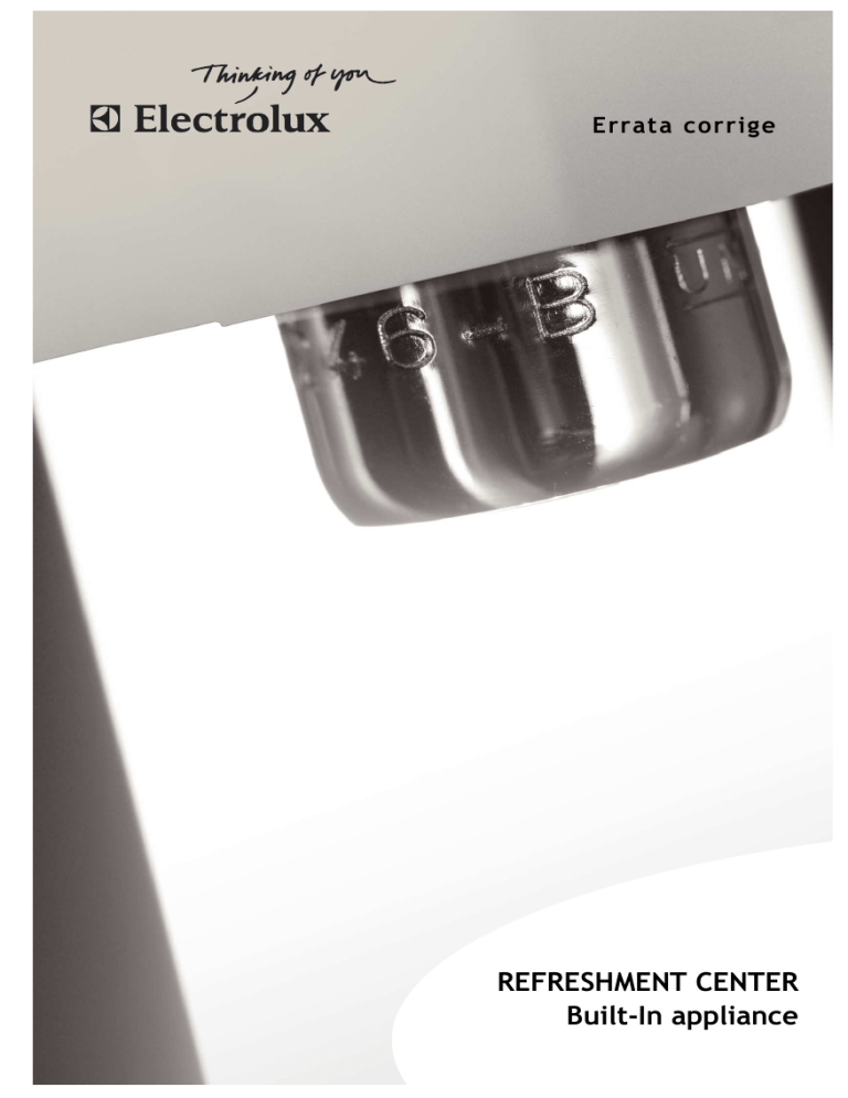 Electrolux EIW60002X User manual Electrolux EIW60002X User manual