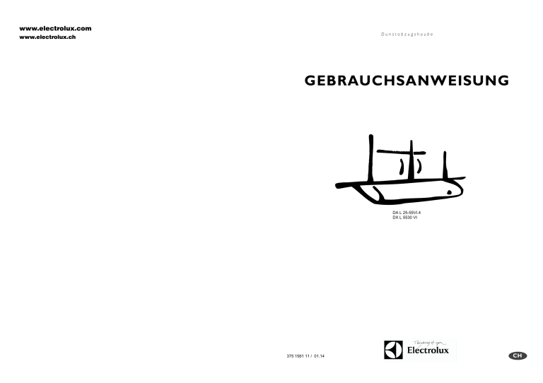 Electrolux DXL5530VI User manual Electrolux DXL5530VI User manual