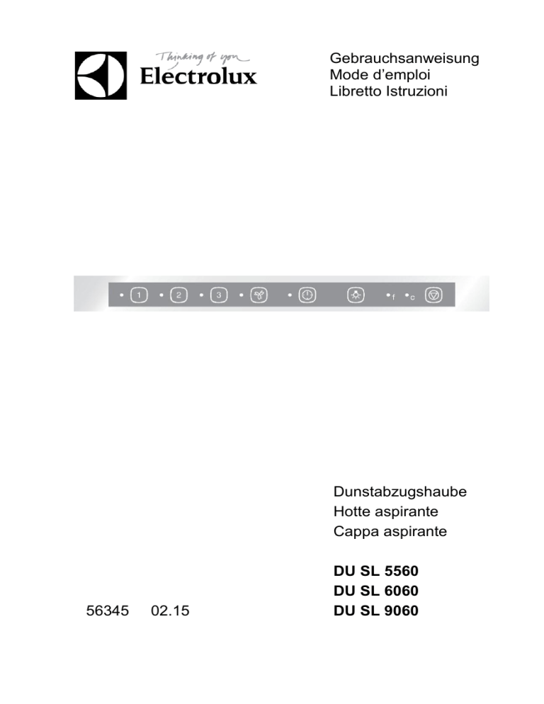 Electrolux DUSL5560CN, DUSL6060CN, DUSL9060CN User manual Electrolux DUSL5560CN, DUSL6060CN, DUSL9060CN User manual